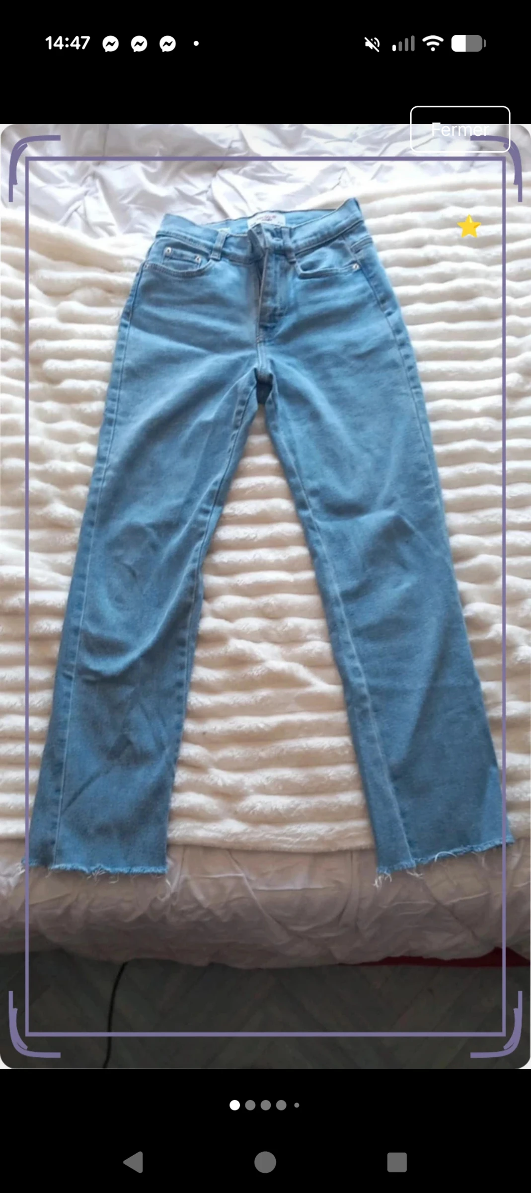 Jean Slim Mom bleu clair Jennyfer (Don't Call Me Jennyfer) - Taille 32 (FR)